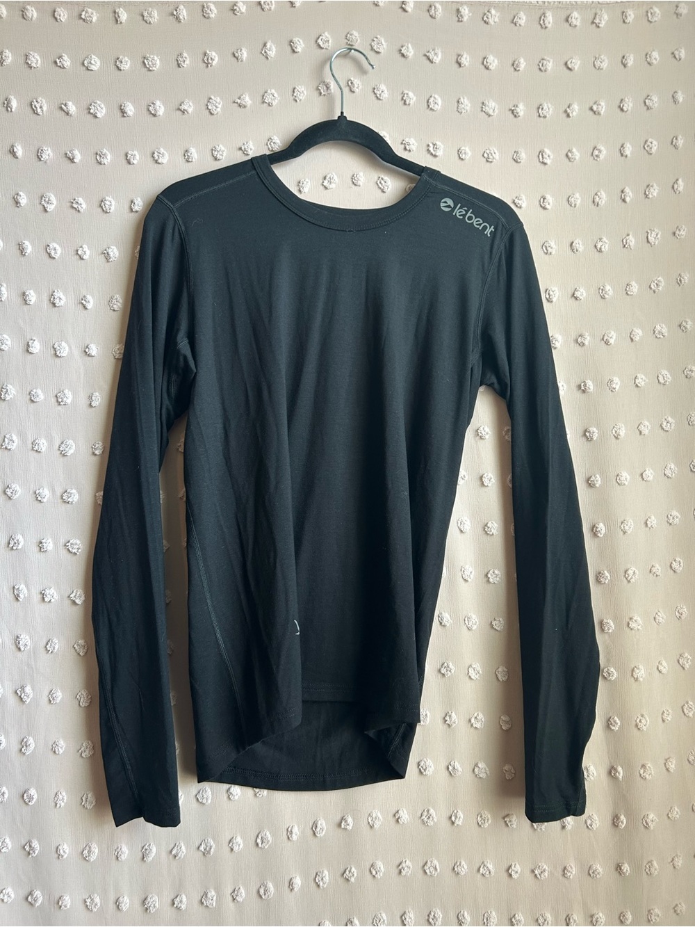 Le Bent Women’s‎ Bamboo Merino Wool Le Base Definitive Long Sleeve Sz M Black